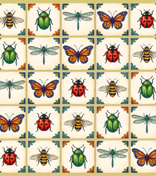 Azulejos de Insetos AZUL