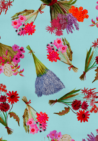 RAMALHETE DE FLORES AZUL
