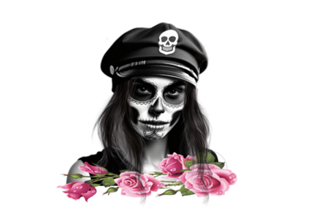 Face Caveira Mexicana