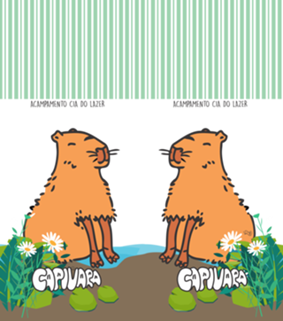 Acampamento Cia do Lazer Animais - Capivara