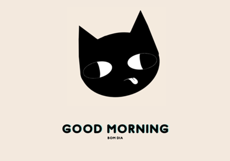 Almofada Good morning