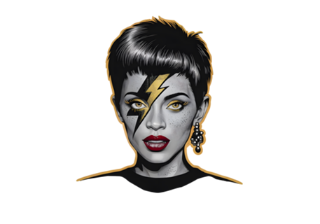 Beleza Radical: Ilustração de Mulher Fashion