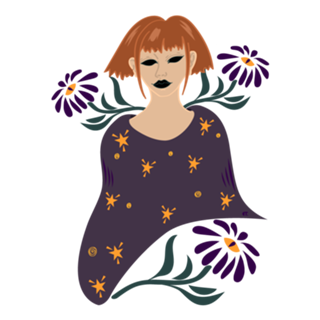 Spooky girl flower