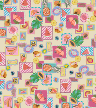 Frutas Tropicais em Patchwork
