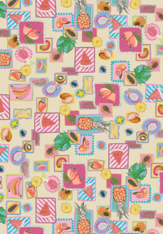 Frutas Tropicais em Patchwork
