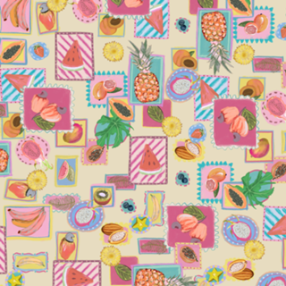 Frutas Tropicais em Patchwork