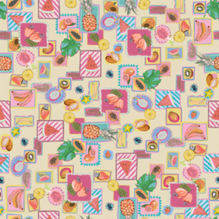 Frutas Tropicais em Patchwork