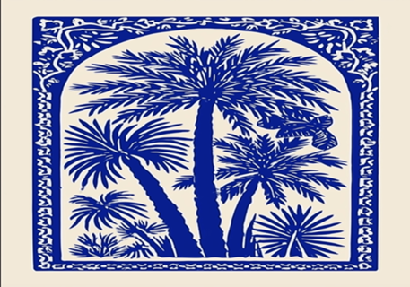 Azulejo de coqueiro