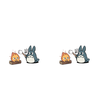 Marshmallow Totoro Color