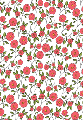 Padrão floral rosa