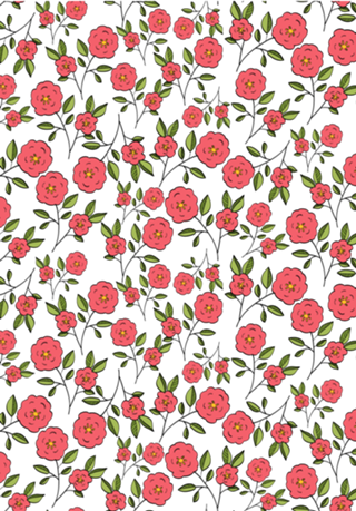 Padrão floral rosa