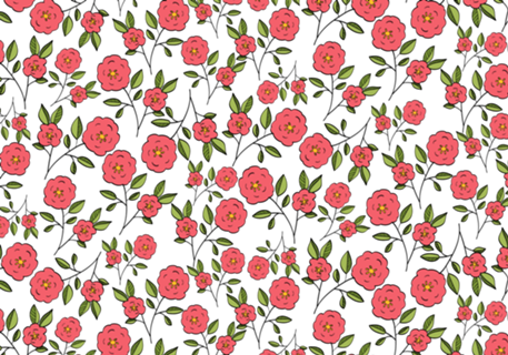 Padrão floral rosa