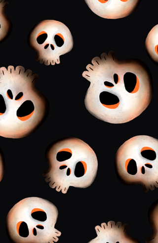 Caveiras Halloween