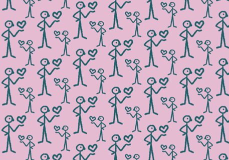 Give Love [aqua & rosa]