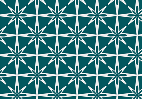 Flores Estrelares Verde Midnight