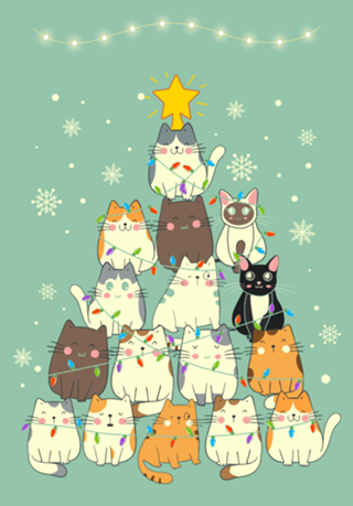 Árvore de gatinhos