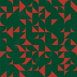 Geométrico Natalino - Verde