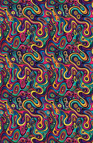 Tinta psicodélica - 5% OFF cupom Y5Z6M2