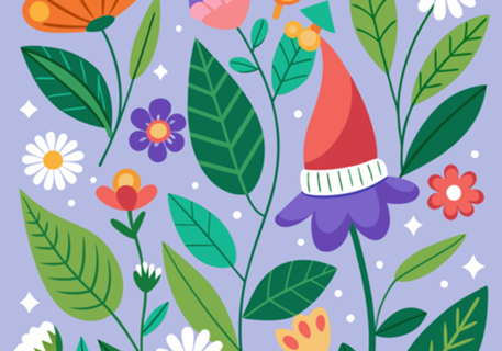 Estampa de Flores