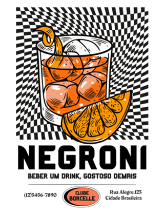 Negroni Gostoso Demais (Camiseta)