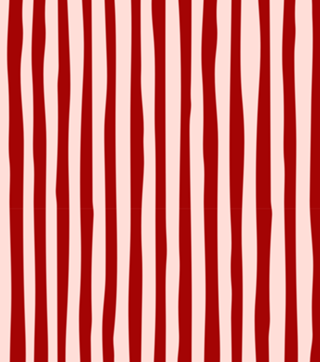 Listradinho rosa e vermelho