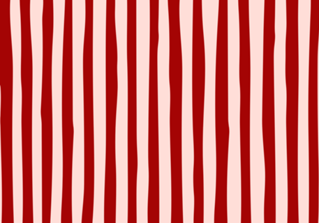 Listradinho rosa e vermelho
