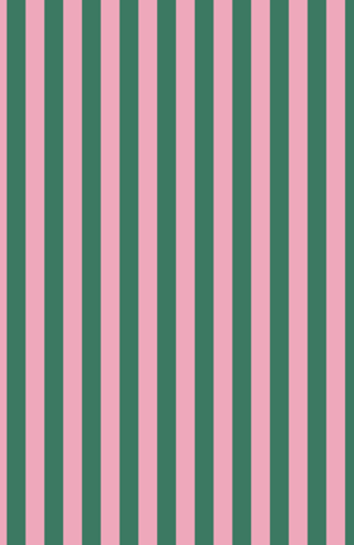 Listradinho verde e rosa