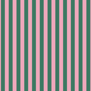 Listradinho verde e rosa