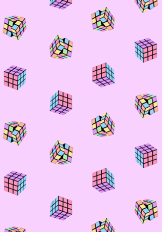 Cubo mágico pastel