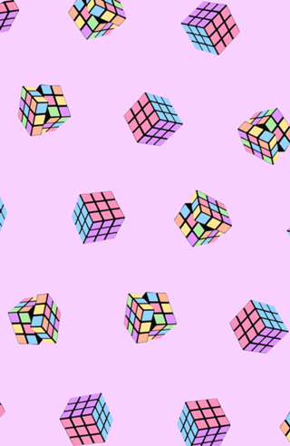 Cubo mágico pastel