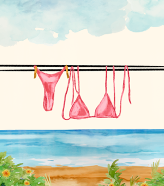 Saída de biquíni de verão