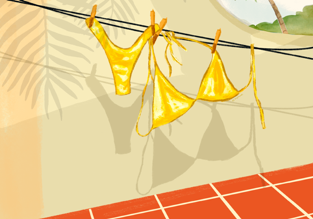 Biquíni Amarelo Beijo de Sol