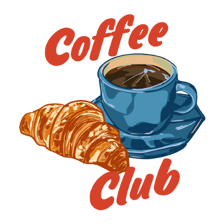 Clube do Café – Espresso e Croissant Ilustrados