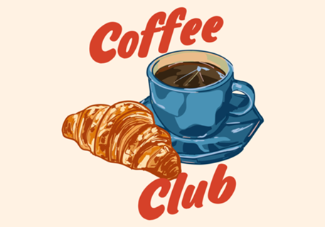 Clube do Café – Espresso e Croissant Ilustrados