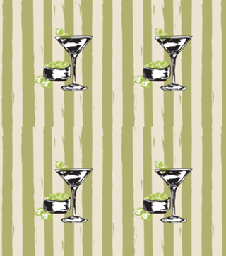 Dirty Martini Listras Vintage de Azeitona
