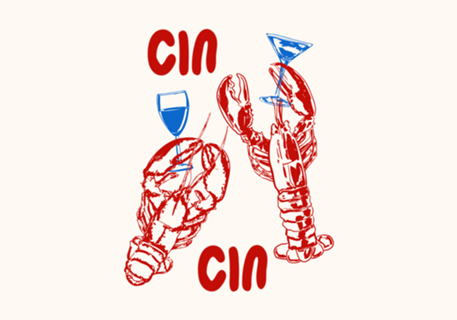 Ilustração Lagosta Cin Cin