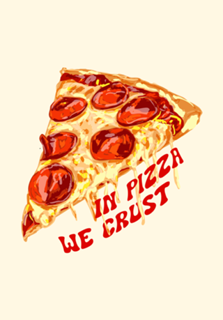 In Pizza We Crust - Fatia de Pepperoni