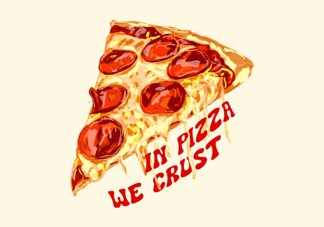 In Pizza We Crust - Fatia de Pepperoni