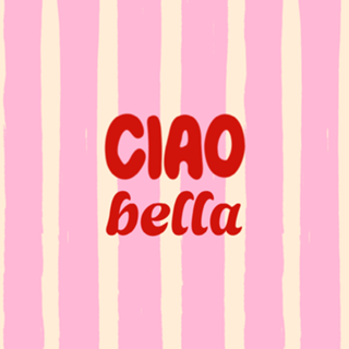 Ciao Bella – Listras em Rosa e Creme
