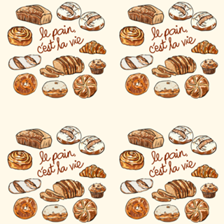 Le Pain C’est La Vie – Pão é Vida Ilustração