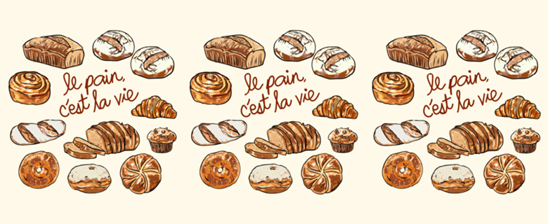 Le Pain C’est La Vie – Pão é Vida Ilustração