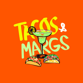 Tacos e Margs Retrô Vibes de Verão Cocktail