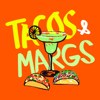 Tacos e Margs Retrô Vibes de Verão Cocktail