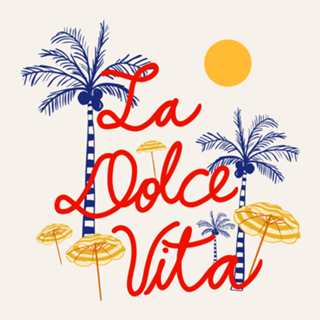 Dolce Vita Praia Tropical com Palmeiras Estética