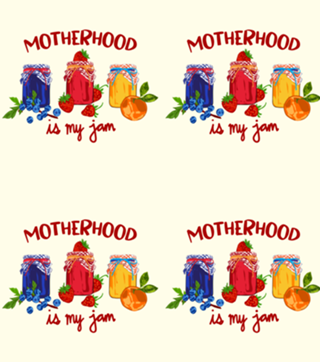 Motherhood Is My Jam Cute Vintage Mom Fruit