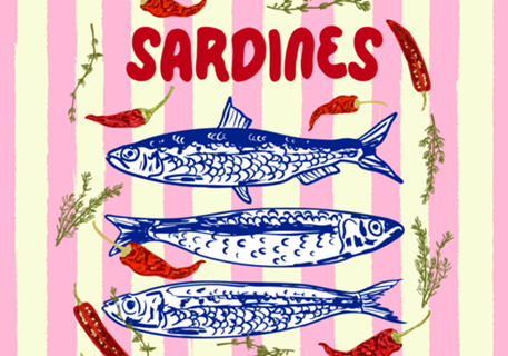Sardinhas Picantes Listras Rosa de Verão