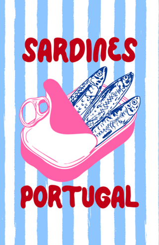 Sardinhas Portugal Listras Verão Mediterrâneo