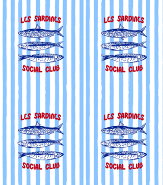Clube da Sardinha Listras Azuis Costeiras