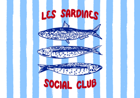 Clube da Sardinha Listras Azuis Costeiras