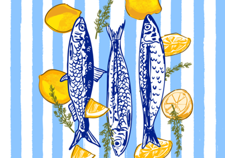 Limões & Sardinhas Verão Costeiro Mediterrâneo